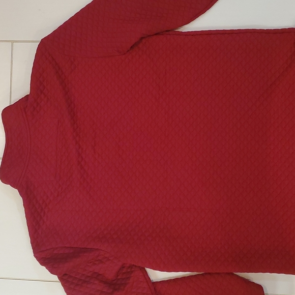 NWOT PROPERLY TIED wine pullover Large - Picture 4 of 5